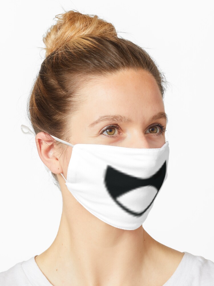 Roblox Face Happy Smile Mask By Asteriaschaos Redbubble - redbubble roblox smiling girl Roblox Face Happy Smile Mask By Asteriaschaos Redbubble - roblox smiling girl