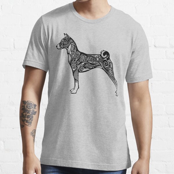 Tribal Style Basenji Essential T-Shirt