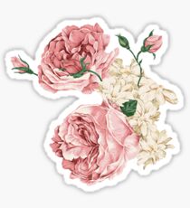 Rambling Rose Flowers Sticker