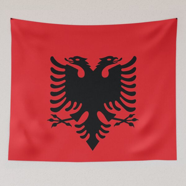 Item preview, Albania Flag designed and sold by Oliveirallan.