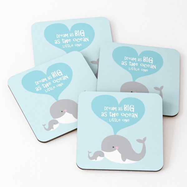Item preview, Dream as big as the ocean whales designed and sold by creativemonsoon.