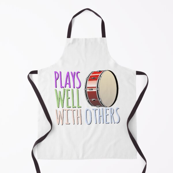 Item preview, (Percussion) Plays Well With Others - Bass Drum designed and sold by BandMomDesigns.