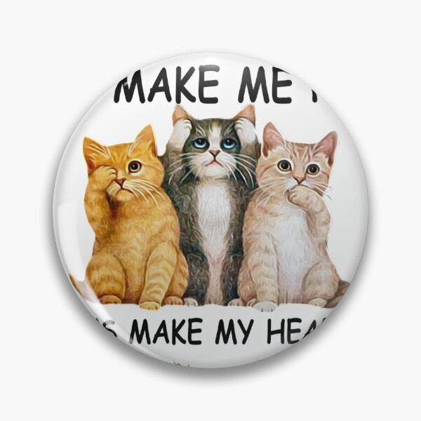 Item preview, cats make me happy humans make my head hurt designed and sold by MonaMortiz.