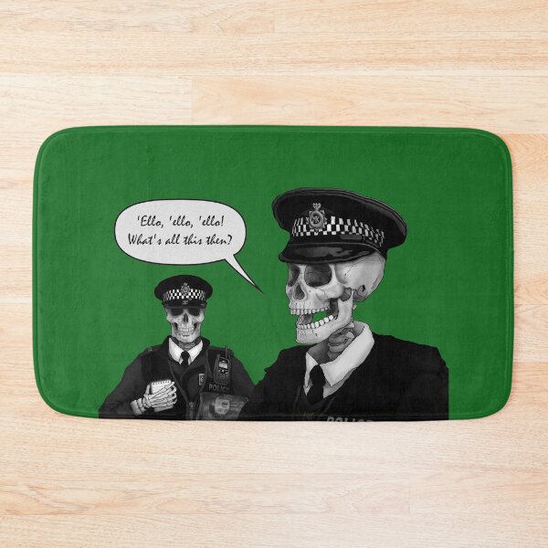 Item preview, Skeleton Police (Green) designed and sold by MalcolmKirk.