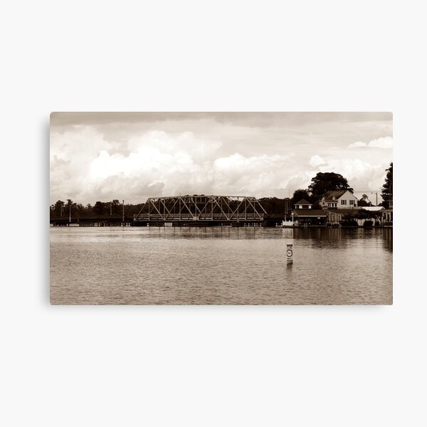 Item preview, Historic Swing Bridge in Sepia designed and sold by Carolyn Ricks.