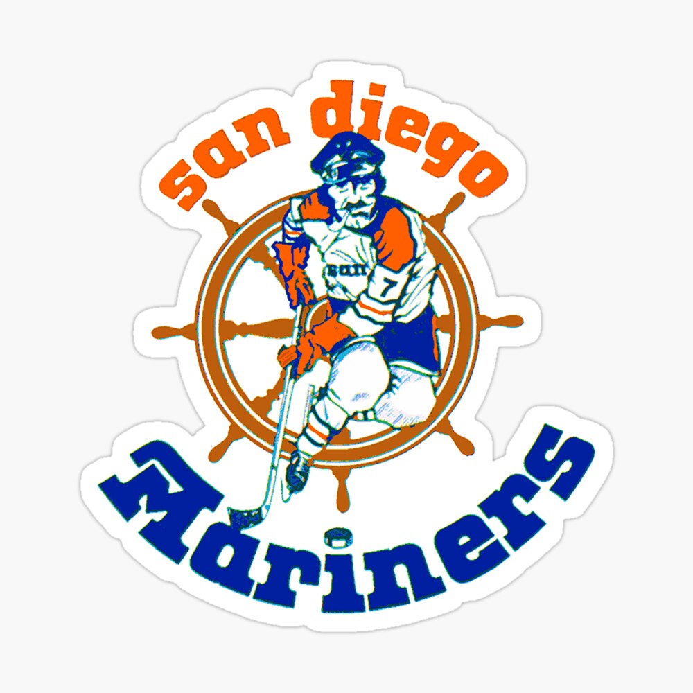 San Diego Mariners Logo T-Shirt (WHA) – Vintage Ice Hockey
