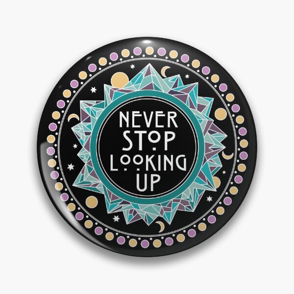 Item preview, Never Stop Looking Up Inspirational Quote designed and sold by theblueofmyeye.