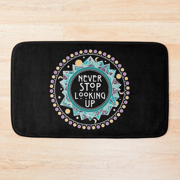 Item preview, Never Stop Looking Up Inspirational Quote designed and sold by theblueofmyeye.