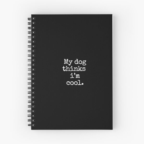 Item preview, My Dog Thinks I'm Cool - Funny Sarcastic Humor. Vintage typewriter designed and sold by MoClan-Graphics.