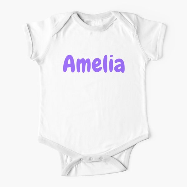 Amelia Baby Bodysuit Baby Vest A Is For Amelia Playsuit 
