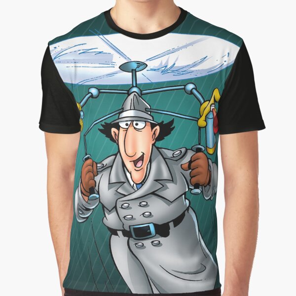 Inspector Gadget - Flying helicopter Graphic T-Shirt