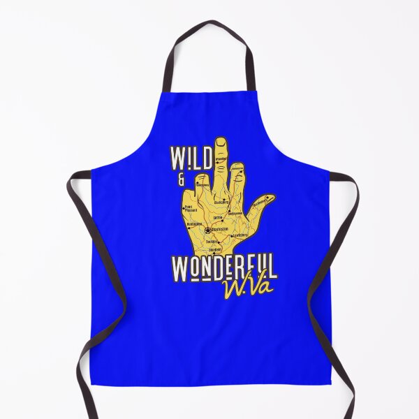 Item preview, WV Middle Finger Hand Drawn Map WV Wild and Wonderful Gift designed and sold by GetHoppedWV.