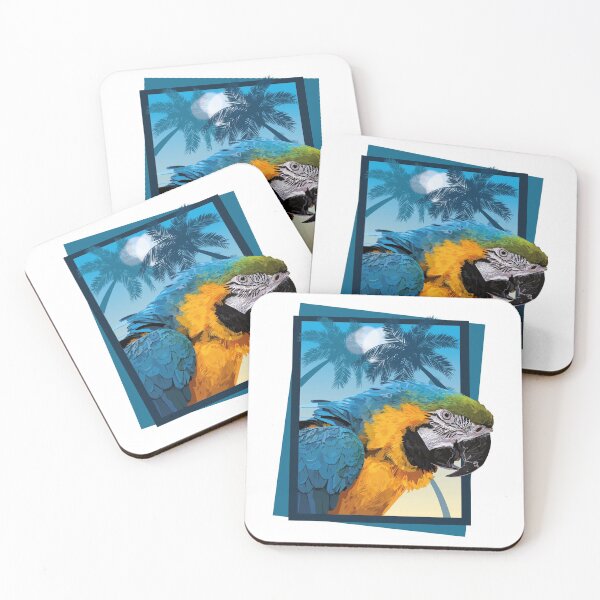 Item preview, Blue and yellow macaw designed and sold by obscurite.