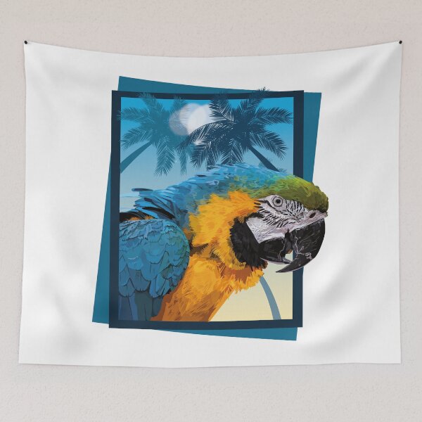 Item preview, Blue and yellow macaw designed and sold by obscurite.