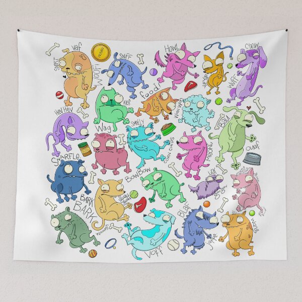 Item preview, 16 Barks (Bright) designed and sold by Jaimie C..