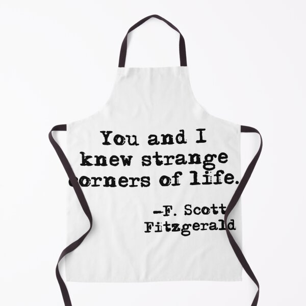 Item preview, You and I knew strange corners of life - Fitzgerald quote designed and sold by peggieprints.