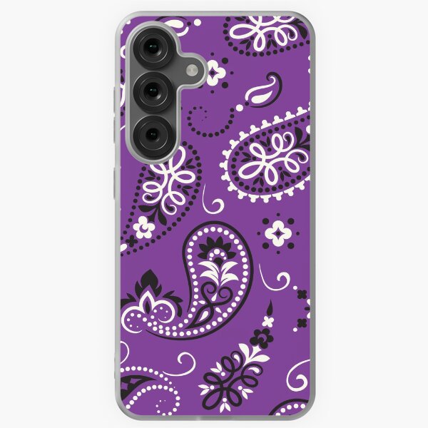 Vista previa del artículo con la obra «Máscara de pañuelo - Púrpura - Patrón de Paisley», diseñado y vendido por winkiewinx.