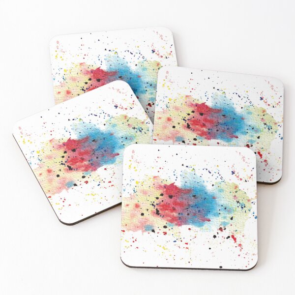 Item preview, Watercolor washes and splashes  designed and sold by Oirabot.
