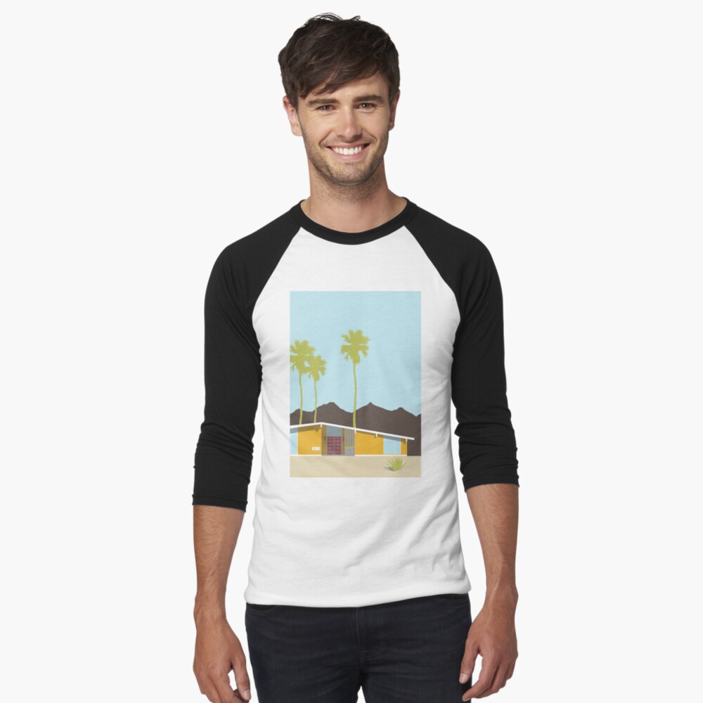 Item preview, Baseball ¾ Sleeve T-Shirt designed and sold by aMano-mapping.