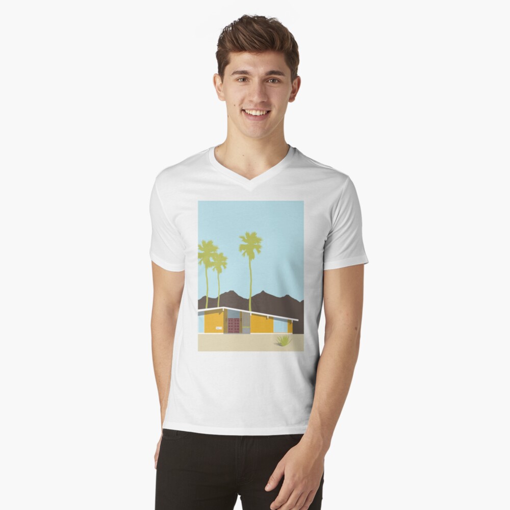 Item preview, V-Neck T-Shirt designed and sold by aMano-mapping.