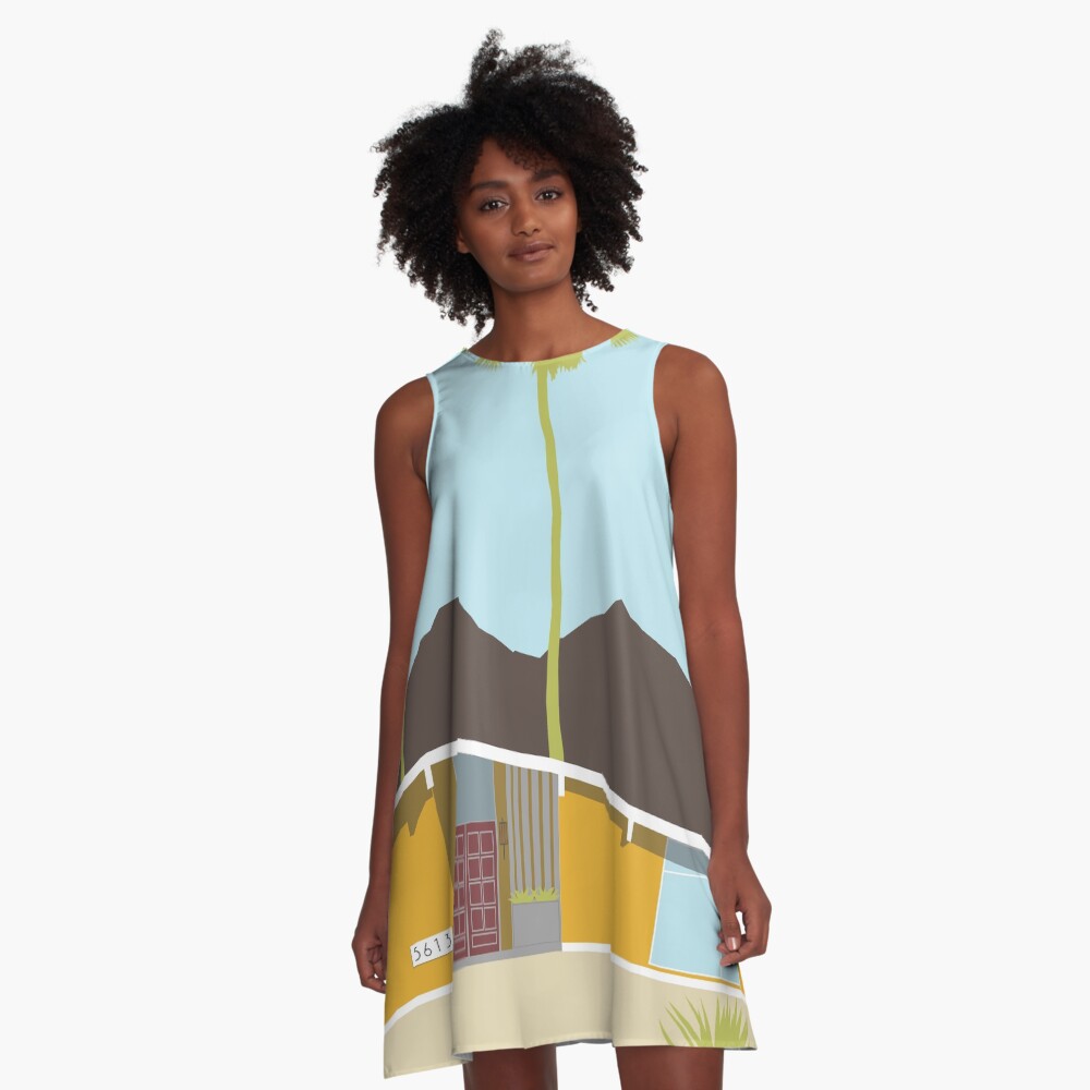 Item preview, A-Line Dress designed and sold by aMano-mapping.