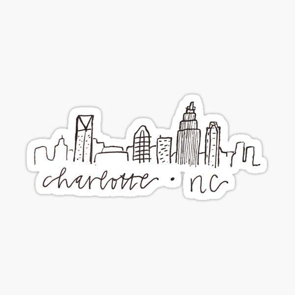Aperçu de l'œuvre Skyline de Charlotte créée et vendue par chloebking.