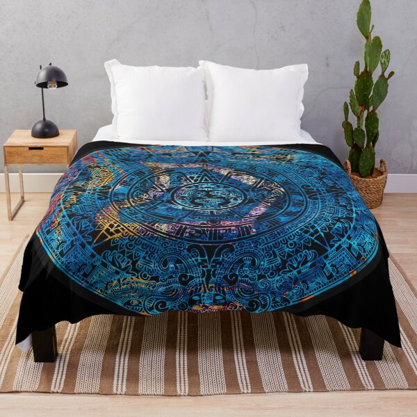 2024 Mystic Musings Throw Blanket in Celestial Blue or Doomsday Red