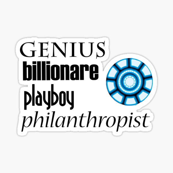 Item preview, Genius, Billionare, Playboy, Philanthropist designed and sold by TessBug13.