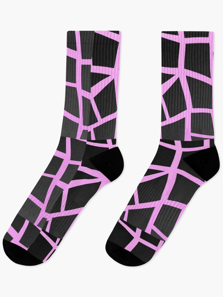 Thumbnail 1 of 5, Socks, Pink Giraffe Pattern designed and sold by eidrood.