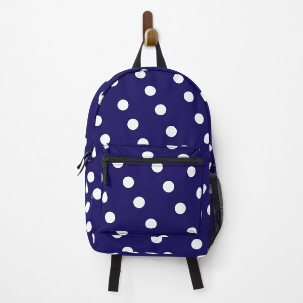 Item preview, Elegant Vintage Navy Blue and White Classic Polka Dot Pattern designed and sold by sinceanna.