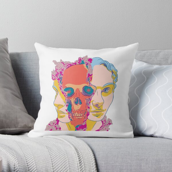 Portrait Of A Split Throw Pillow