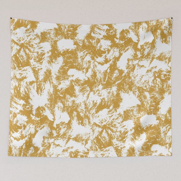 Item preview, Gold Yellow Contrast Brushstrokes designed and sold by Carolina Diaz.