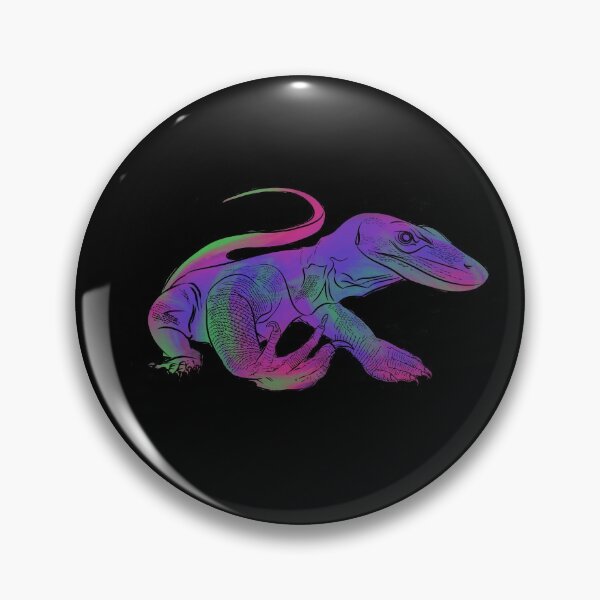 Artikelvorschau, rainbow komodo dragon lizard animals coloring line art entworfen und verkauft von Designwebjae.