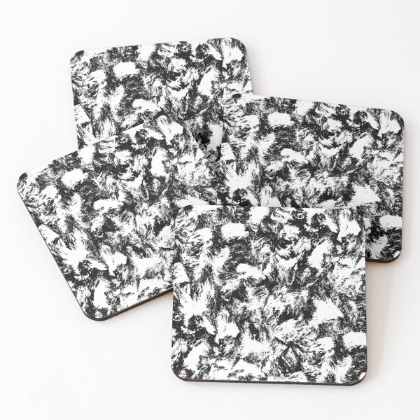 Item preview, Black and White Contrast Brushstrokes designed and sold by Carolina Diaz.