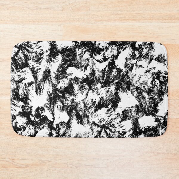Item preview, Black and White Contrast Brushstrokes designed and sold by Carolina Diaz.