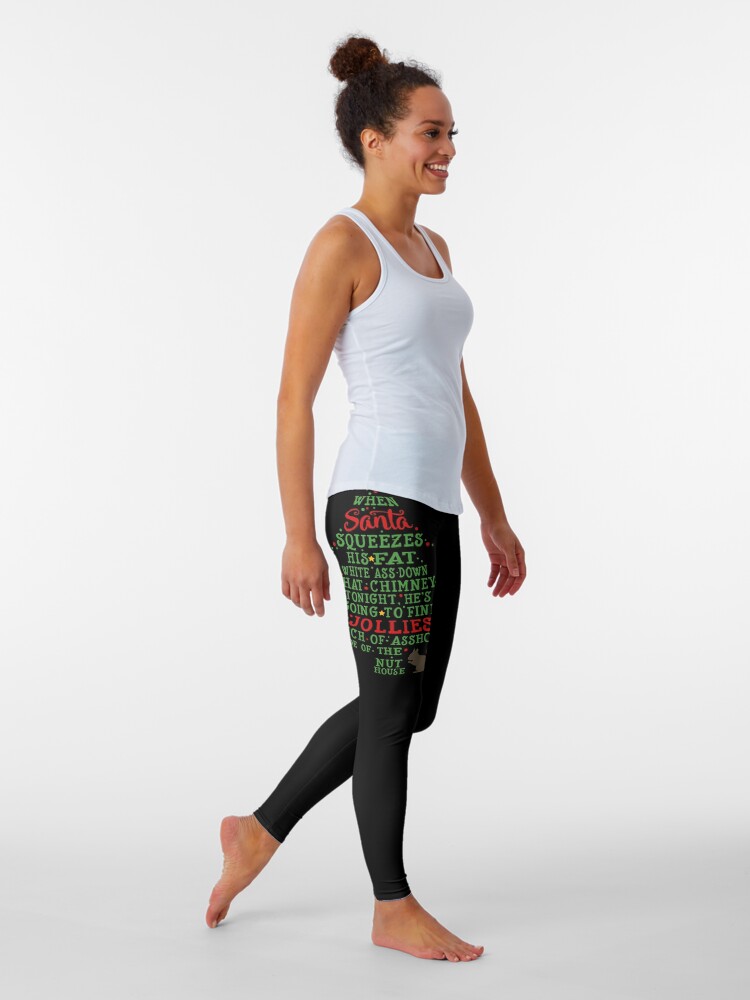 Alternate view of Jolliest Bunch of A-holes Leggings