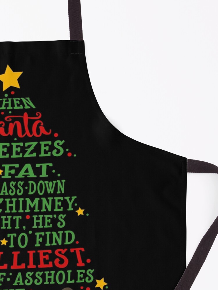 Alternate view of Jolliest Bunch of A-holes Apron