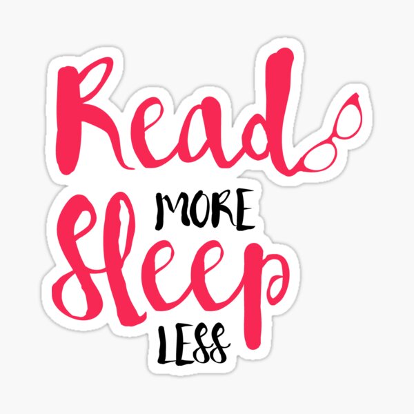 Read/Sleep 2 Sticker