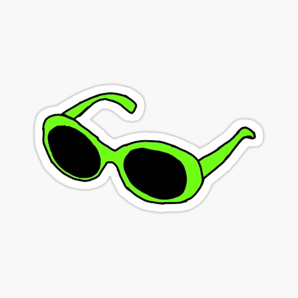 neon green clout goggles