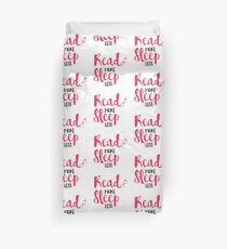 Read/Sleep 2 Duvet Cover