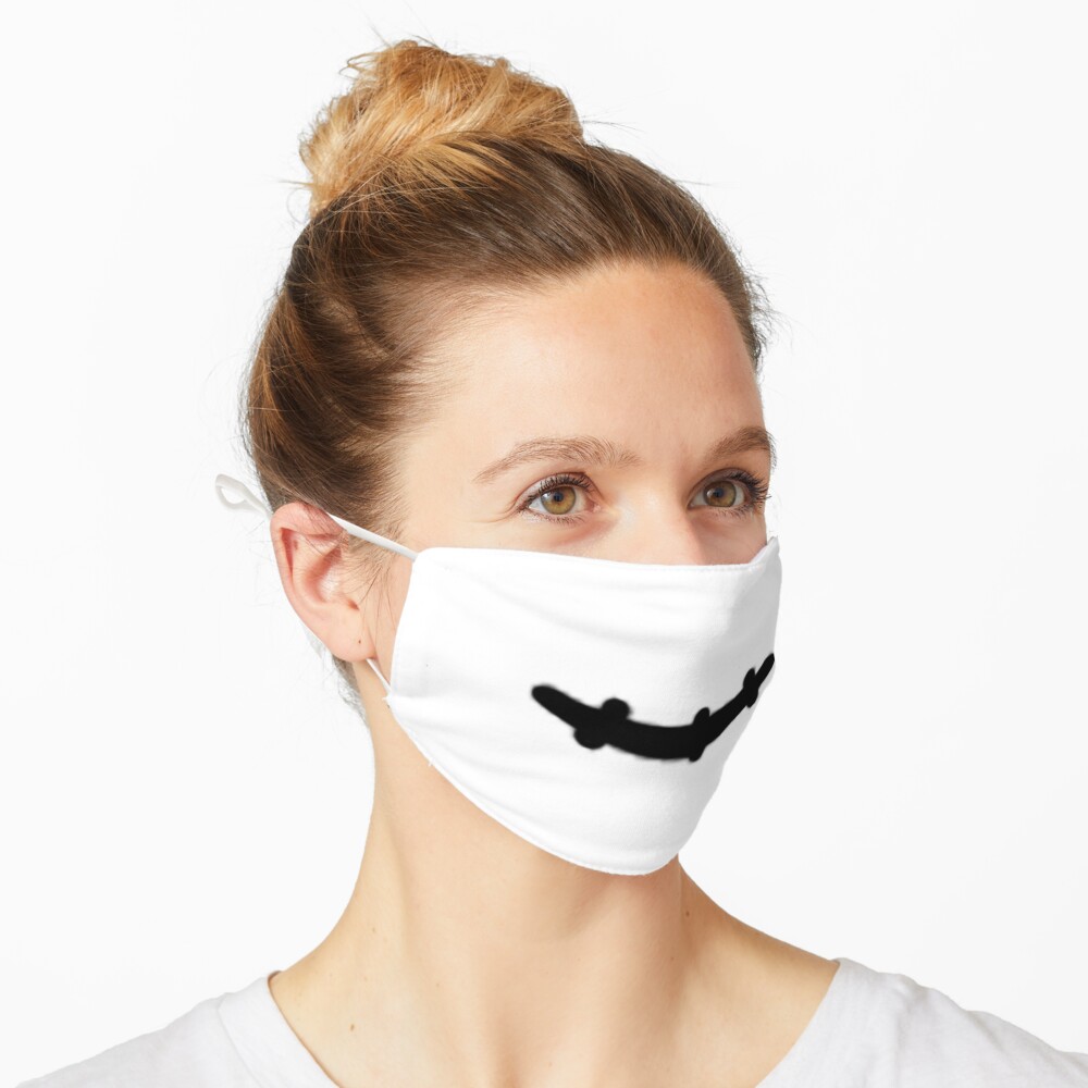 Roblox Face Stitched Mouth Mask By Asteriaschaos Redbubble - free roblox faces stitch face