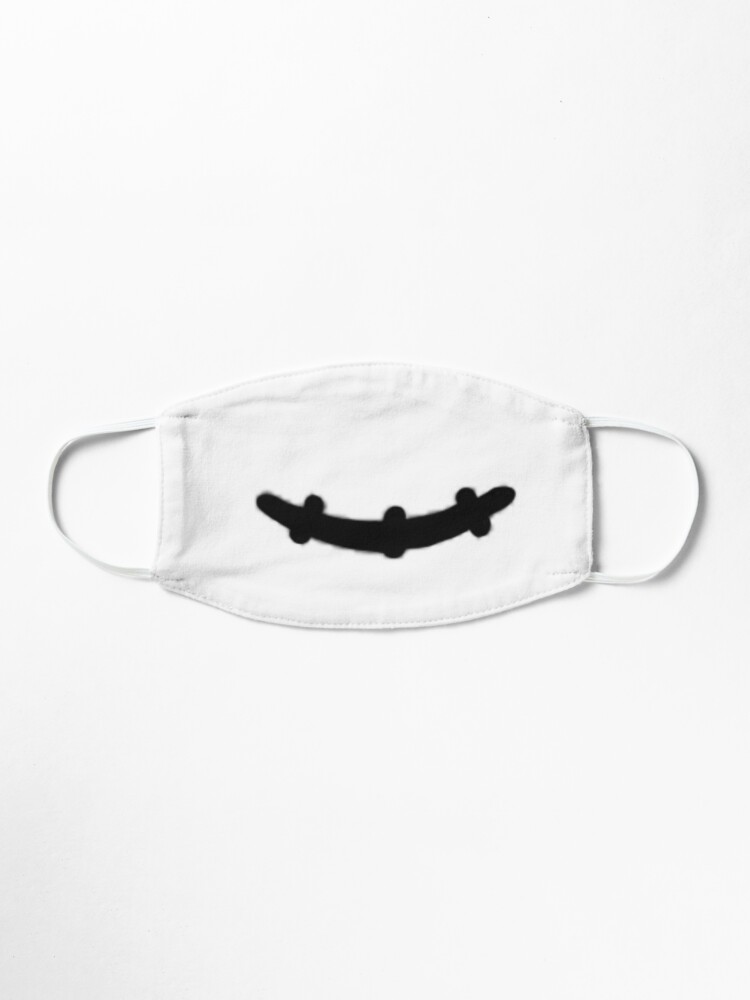 Roblox Face Stitched Mouth Mask By Asteriaschaos Redbubble - face mask in black roblox