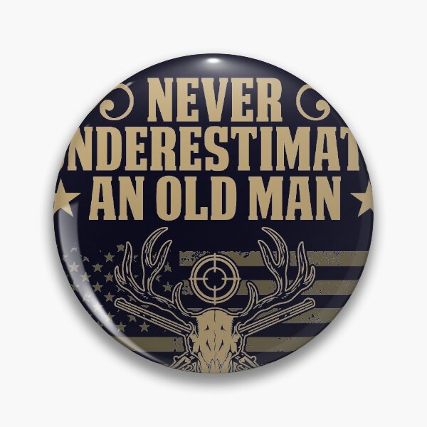 Item preview, Never underestimate an old man who loves deer hunting vintage designed and sold by mmos.
