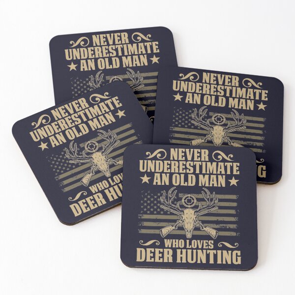 Item preview, Never underestimate an old man who loves deer hunting vintage designed and sold by mmos.