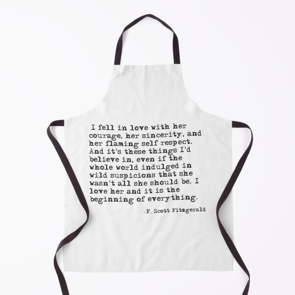 Item preview, I fell in love with her courage - F Scott Fitzgerald designed and sold by peggieprints.