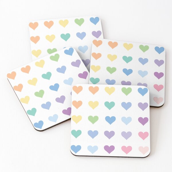 Item preview, Multicolored Hearts designed and sold by graceannej.