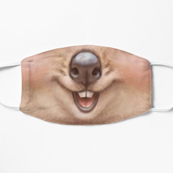 Visage drôle de Quokka Masque sans plis