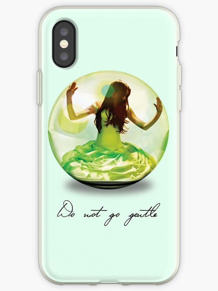 matched do not go gentle iphone case by lisa53396 matched cover