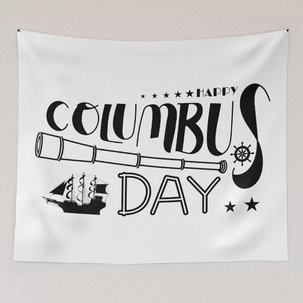 Item preview, Happy Columbus day designed and sold by hadkhanong.