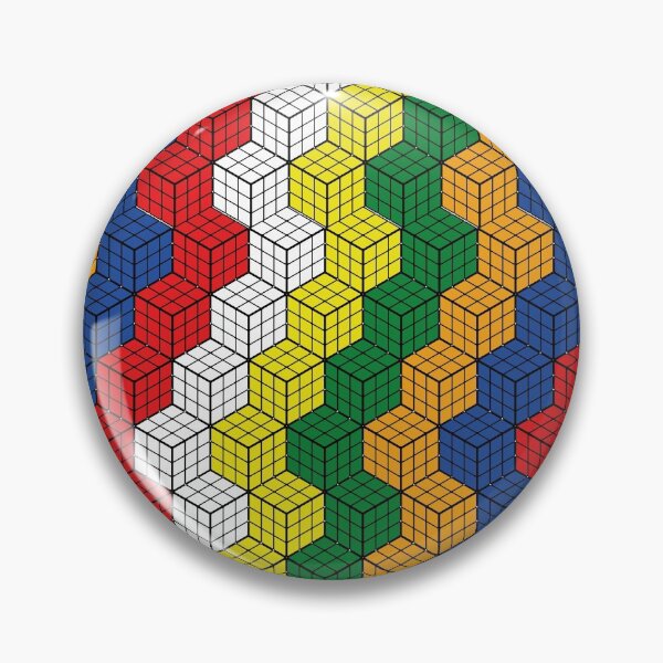 Item preview, Funky colorfull cubes pattern designed and sold by DESPERATEANDY.